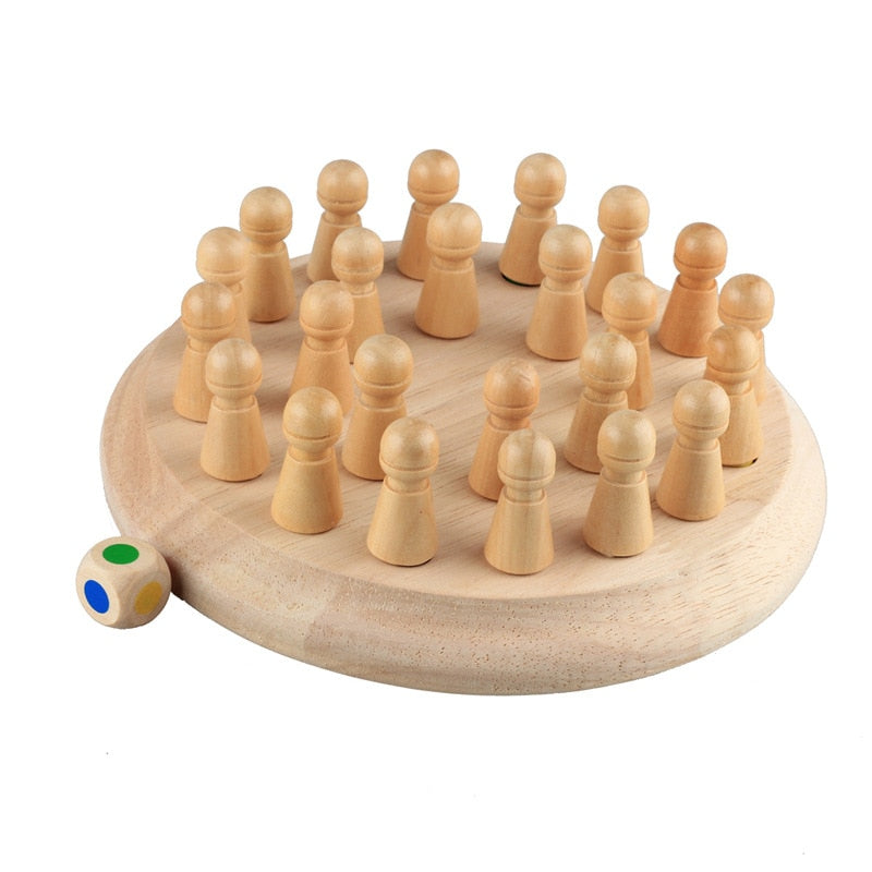 Kids Wooden Memory Match Stick Chess Game