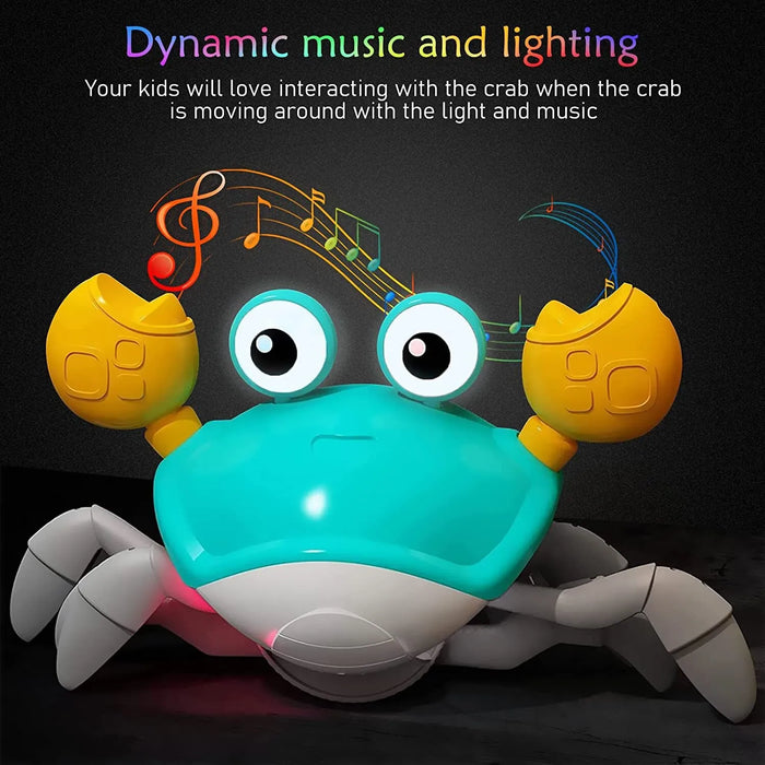 1Pc Escape Crab Auto-sensing Function Children Crawling Avoiding Obstacles Electronic