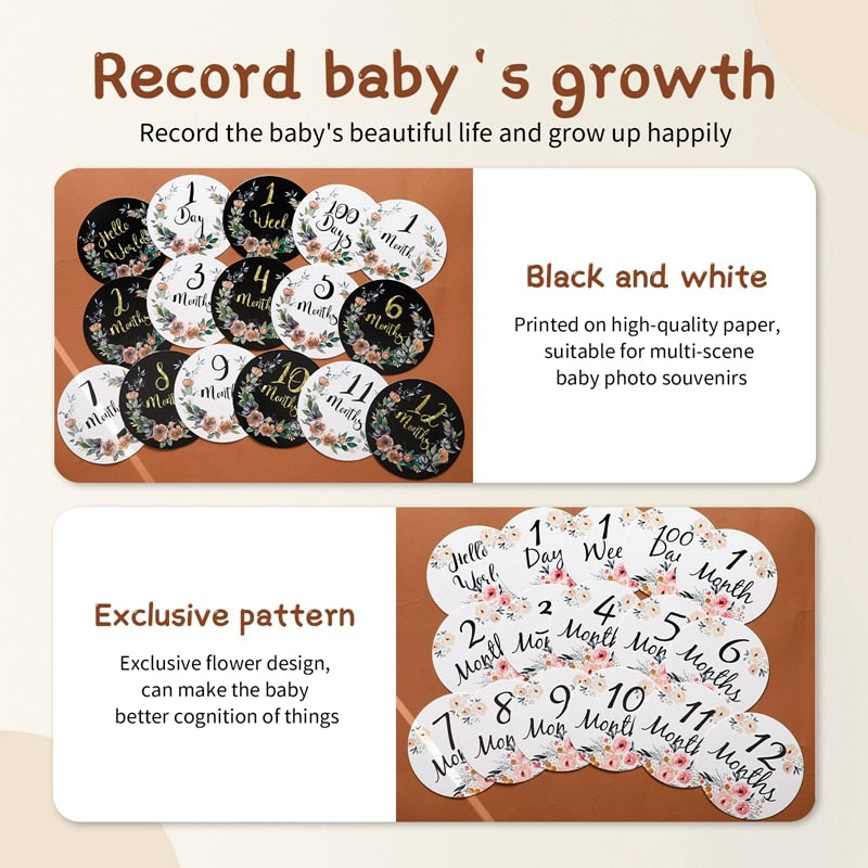 Newborn Milestone Cards